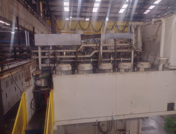 Foto: PRENSA HIDRÁULICA - SCHULLER - 630 TONS - MESA 3500 MM x 2300 MM