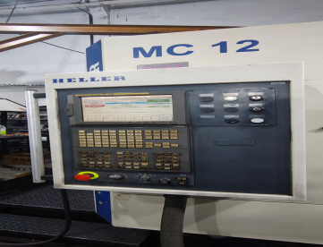 Foto: CENTRO DE USINAGEM HORIZONTAL DUPLO PALLET HELLER - MC12 - ANO 2004 - 560 X 560 X 510MM
