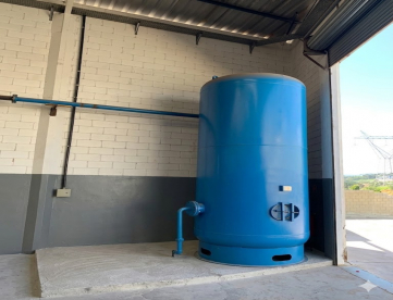 VASO RESERVATÓRIO DE AR COMPRIMIDO - 8M3