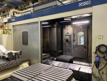 Foto: CENTRO DE USINAGEM HORIZONTAL - DUPLO PALLET - GROB - BZ1250 - ANO 2001 - COM NR12 - PALLET 1600 x 1600 MM - CURSOS 2.500 x 1.700 x 1.200 MM