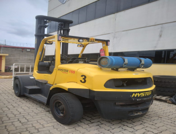 Foto: EMPILHADEIRA  A GÁS - HYSTER - 155 FT - 7 TONELADAS - ANO 2014