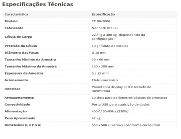 Foto: FLEXÍMETRO DE LABORATÓRIO