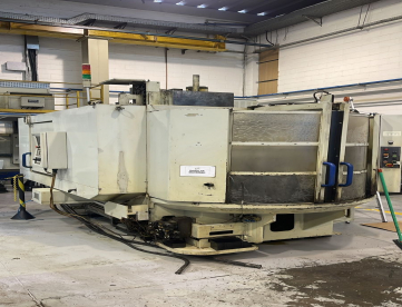 Foto: CENTRO DE USINAGEM HORIZONTAL DUPLO PALLET - HELLER - MCA-H150 - PALLET 400 X 500 - COMANDO SIEMENS - ANO 1999