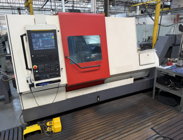 Foto: CENTRO DE TORNEAMENTO - ERGOMAT - TND350G - 350 x 530 MM - COM EIXO C E FERRAMENTAS ACIONADAS