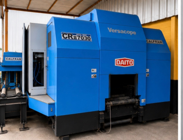 ROBÔ DE CORTE A LASER FIBRA CNC PARA VIGAS E PERFIS W - DAITO / CALFRAN - CRN7030 - CORTES COMPLEXOS - ALTA PRODUTIVIDADE