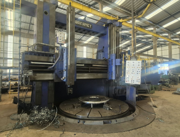 TORNO VERTICAL CONVENCIONAL - RAFFAMET -MODELO KCF320 - PLACA 3200 -TORNEAMENTO 3500 -ALTURA 2600 MM - 3 CABEÇOTES