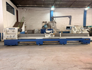 TORNO MECÂNICO CLEVER L-26160A - 660MM X 4000MM - ARVORE 104MM