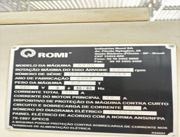Foto: TORNO CNC - ROMI - CENTUR 30D - COMANDO SIEMENS - ANO 2007
