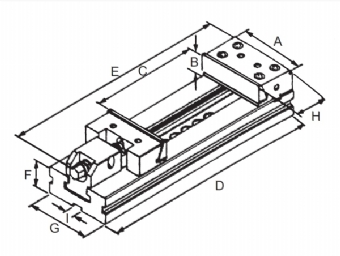 Foto: MORSA MODULAR HIDRAULICA FIXA DE PRECISÃO C/ ABERTURA DE 400mm E LARGURA MORDENTES DE 175mm