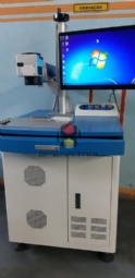 Foto: MAQUINA DE GRAVAÇÃO A LASER  NC / B-FL-20W ANO 2020