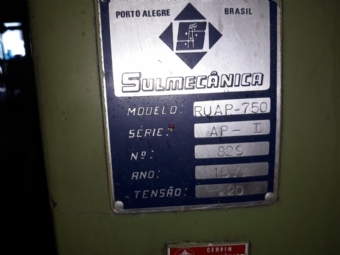 Foto: RETIFICA CILÍNDRICA SULMECÂNICA RUAP 750 EXTERNO E INTERNO