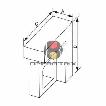 Foto: CANTONEIRA F.F. DE 150 x 150 x 202mm