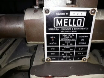 Foto: AFIADORA UNIVERSAL MELLO  AHF1 ANO 1978