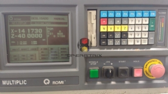 Foto: TORNO CNC ROMI - MULTIPLIC 40A - 3000mm - Ano 1999