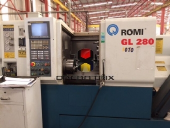 Foto: TORNO CNC - MARCA ROMI - MODELO GL280 - ANO 2011